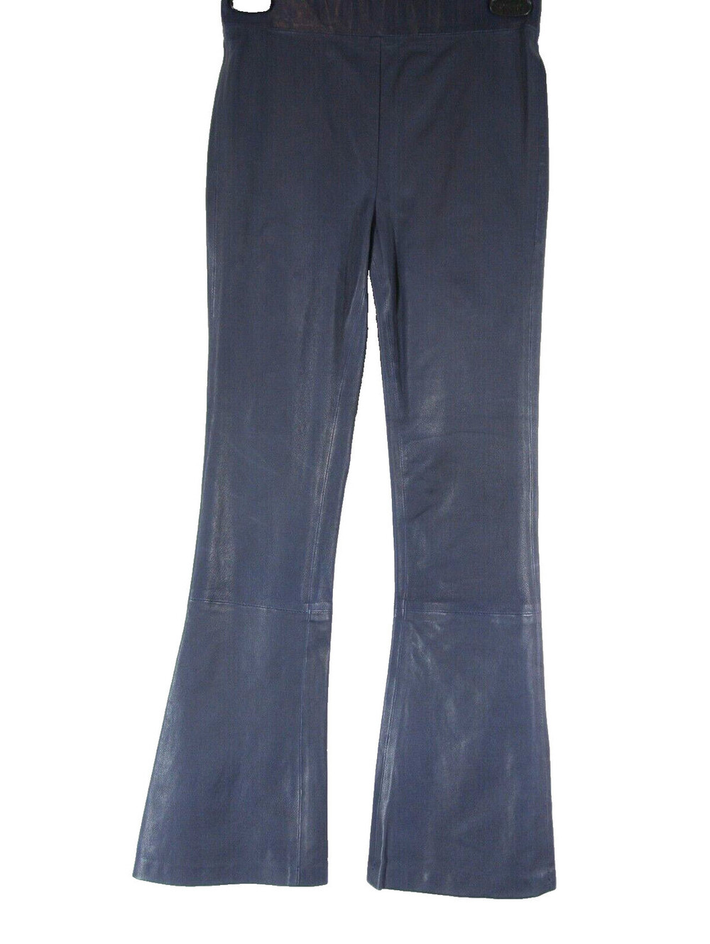 NEW, Walter Baker Luisa Pant, Navy - Stretch Leather  Size S #P4033
